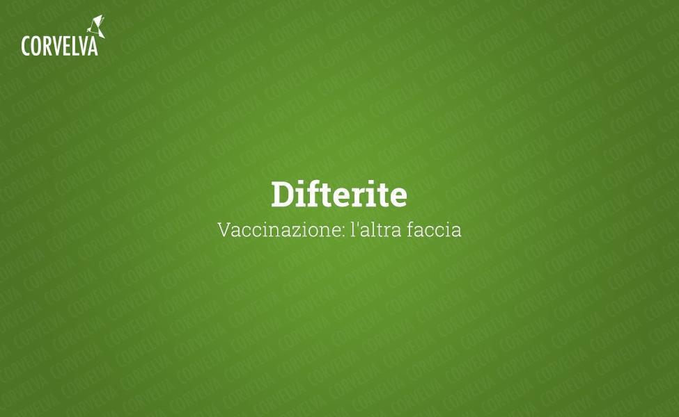 Diphtérie - Vaccination: diphtérie