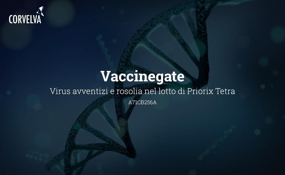 Zufällige Viren und Röteln im Priorix Tetra Batch A71CB256A