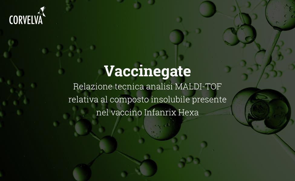 Rapport technique d'analyse MALDI-TOF sur le composé insoluble présent dans le vaccin Infanrix Hexa