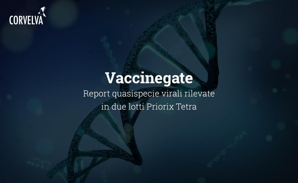 Quasispecies viral report detected in two Priorix Tetra lots