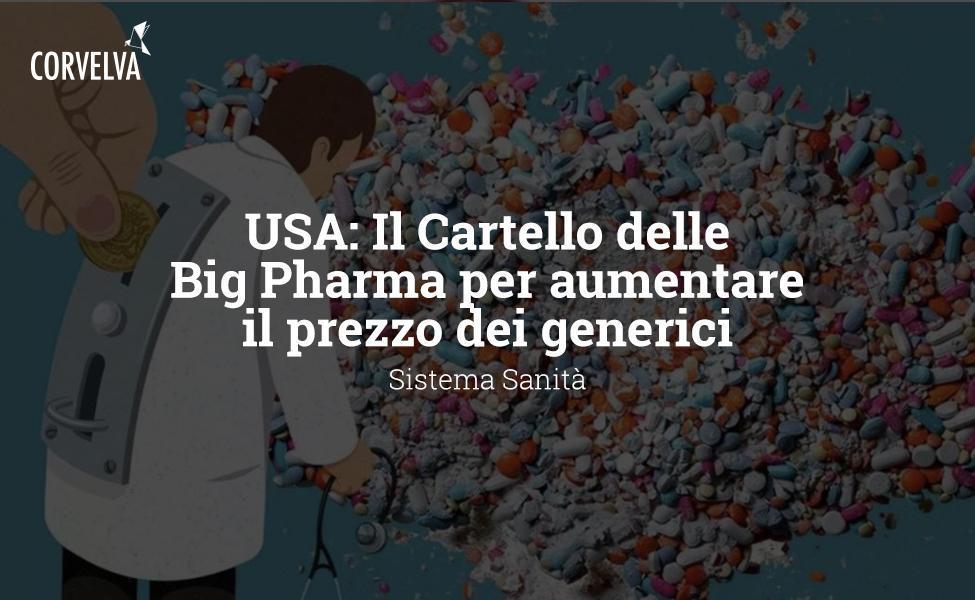 USA: le Big Pharma Cartel va augmenter le prix des génériques
