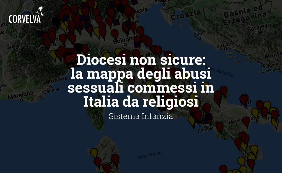 Diocesi non sicure: la mappa degli abusi sessuali commessi in Italia da religiosi