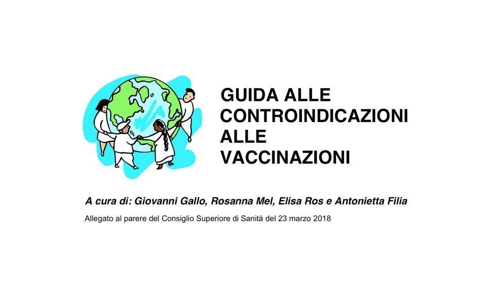 Guida alle controindicazioni alle vaccinazioni (2018)