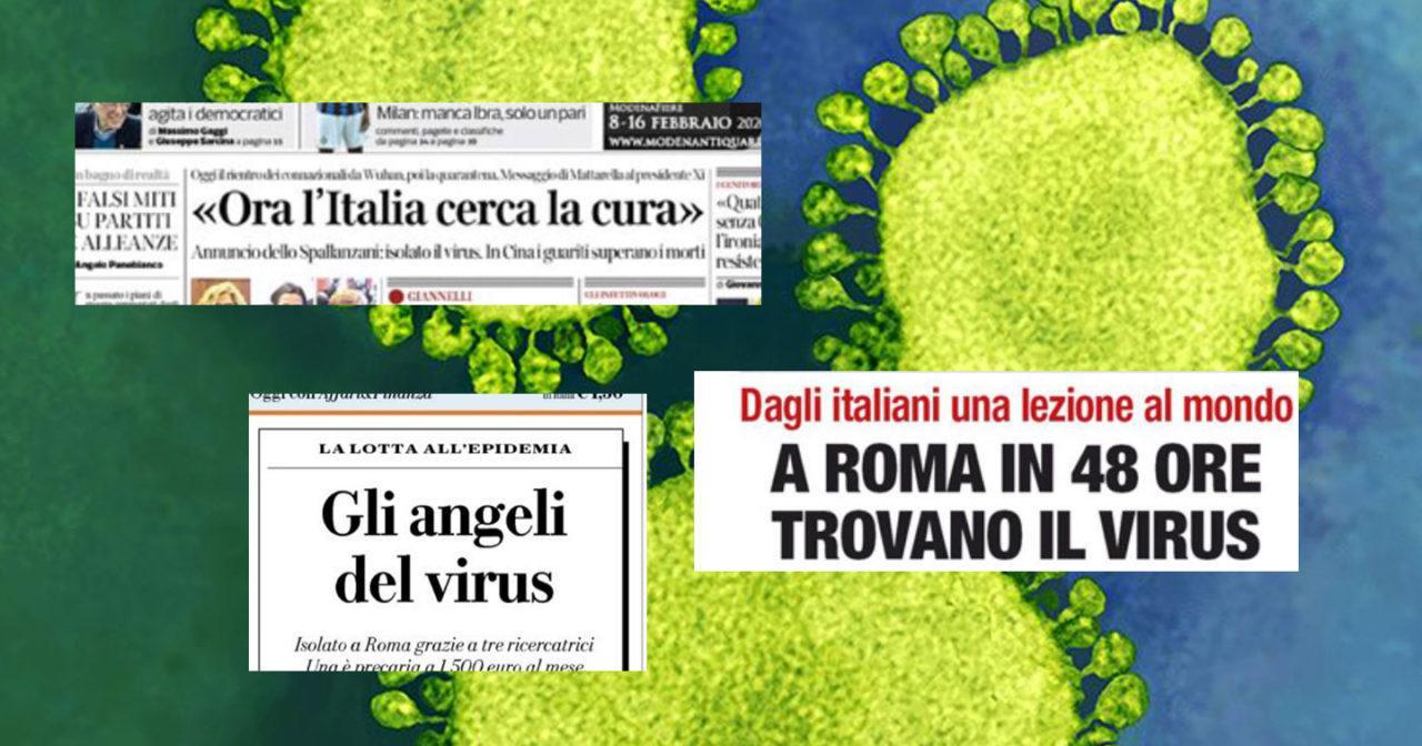 Les chercheurs italiens n'étaient ni les premiers ni les meilleurs sur le nouveau coronavirus
