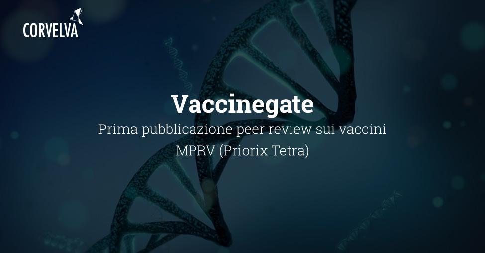 פרסום סקירת עמיתים ראשון בנושא חיסונים ל- MPRV (Priorix Tetra)
