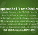 Associazione di aborto spontaneo con il ricevimento di vaccino antinfluenzale inattivato contenente H1N1pdm09 nel 2010-11 e 2011-12 