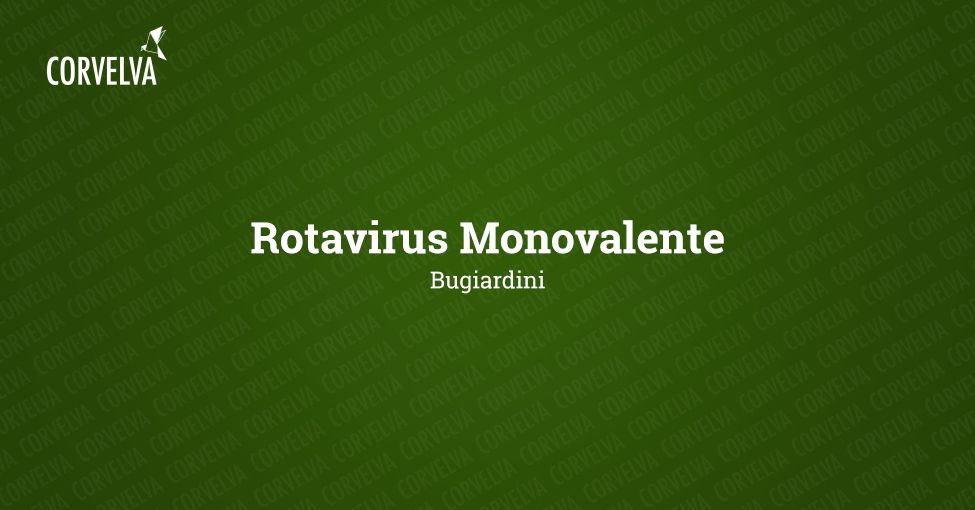 Rotavirus monovalente