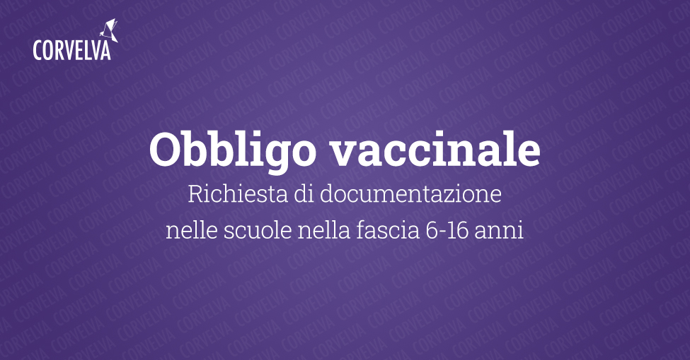 Vaccination obligation: request for documentation in schools in the 6-16 year range