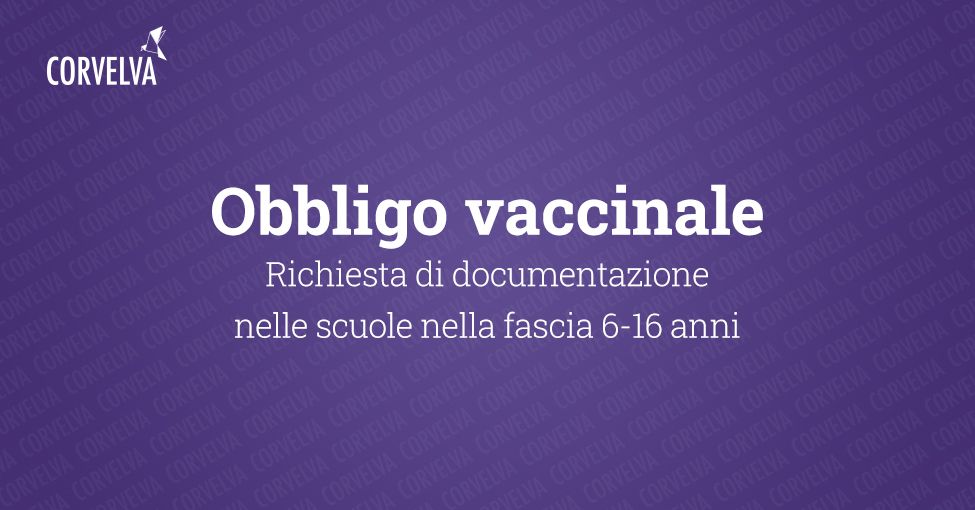 Обязанность вакцинации: запрос документации в школах для детей от 6 до 16 лет.