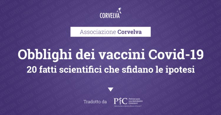 Obblighi dei vaccini Covid-19: 20 fatti scientifici che sfidano le ipotesi