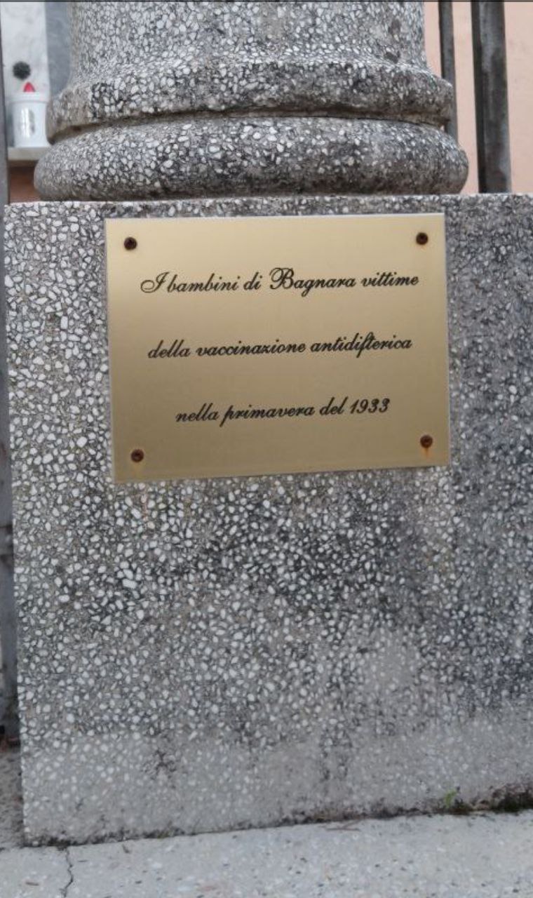 plaque to the children of Baggara
